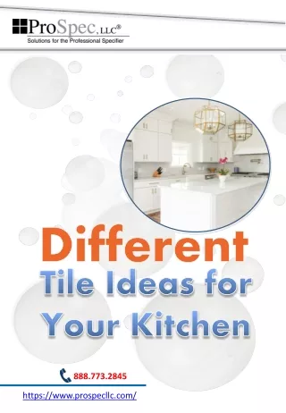 Different Tile Ideas for Your Kitchen