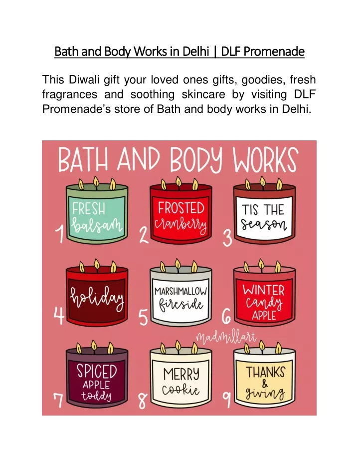 bath and body works in delhi dlf promenade bath