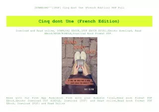 [DOWNLOAD^^][PDF] Cinq dont Une (French Edition) PDF Full