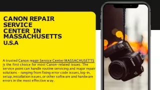 Canon repair service center in Massachusetts