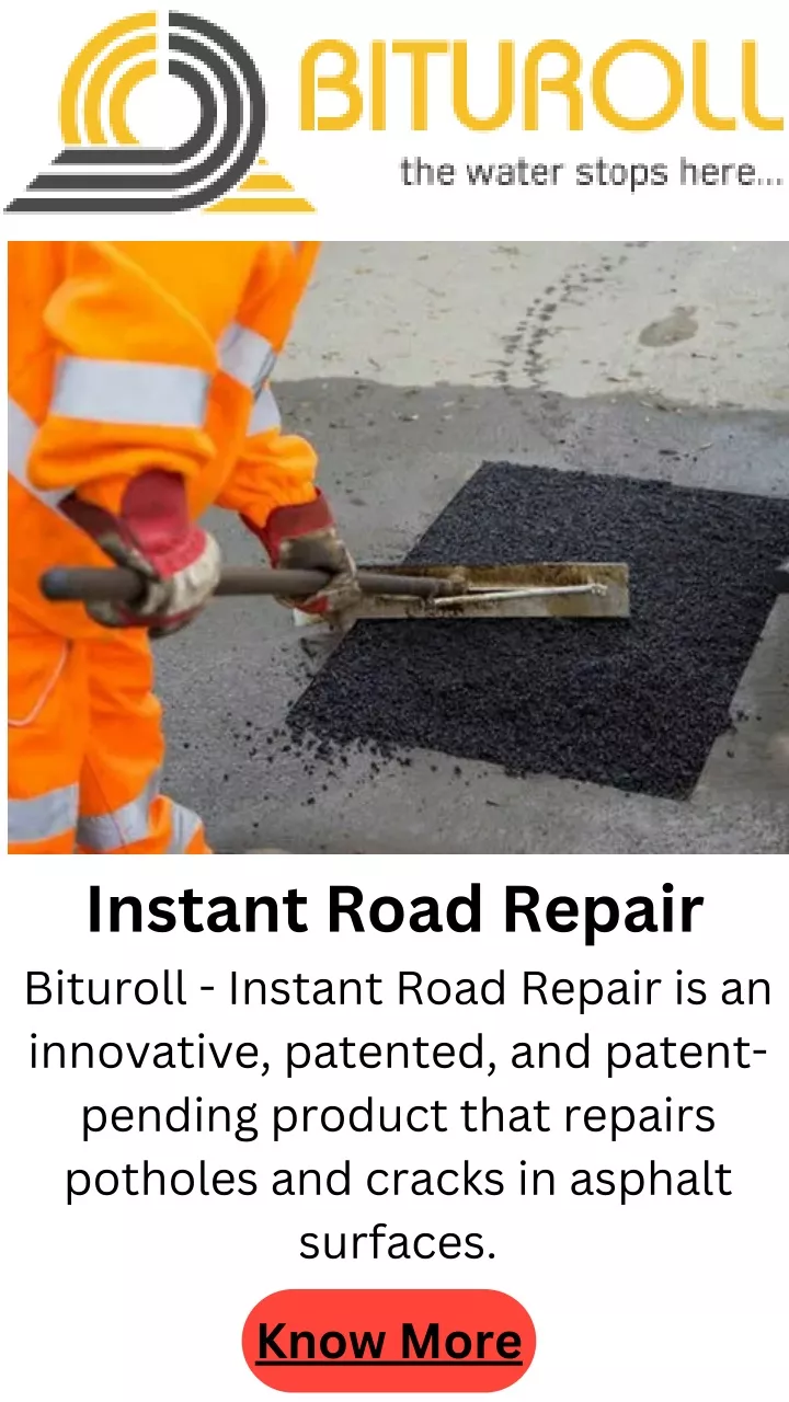 instant road repair bituroll instant road repair