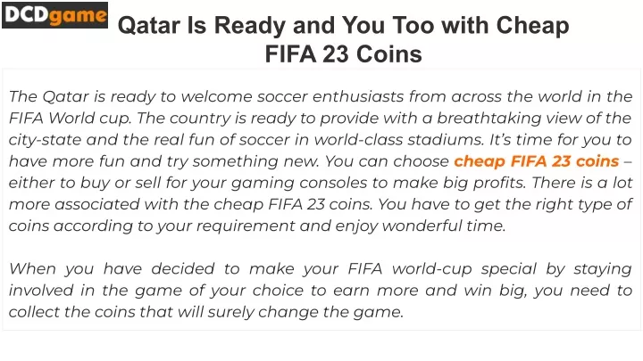 qatar is ready and you too with cheap fifa