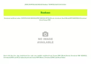 [PDF] DOWNLOAD READ Bauhaus ^DOWNLOAD E.B.O.O.K.#