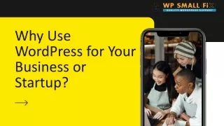 Why Use WordPress for Your Business or Startup