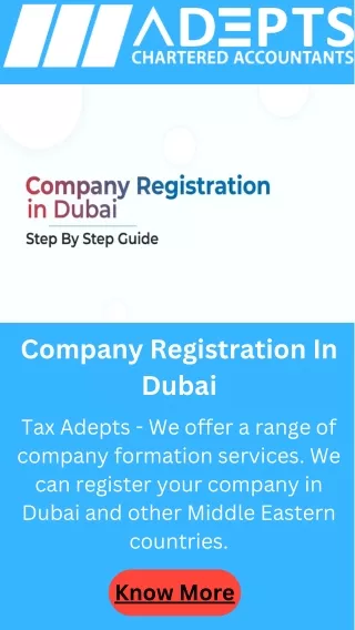 Company Registration In Dubai