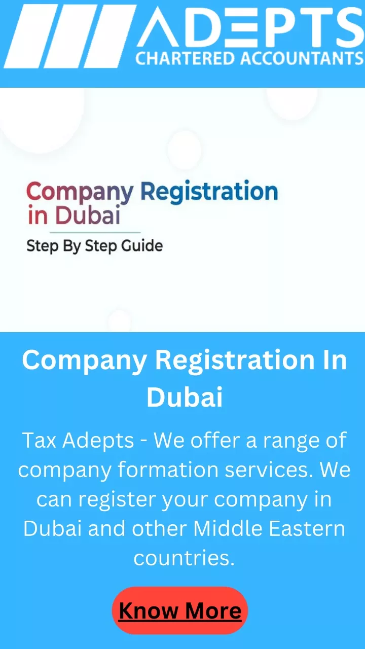 company registration in dubai tax adepts we offer
