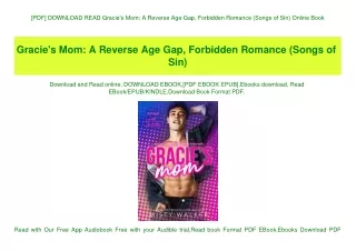 [PDF] DOWNLOAD READ Gracie's Mom A Reverse Age Gap  Forbidden Romance (Songs of Sin) Online Book