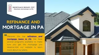 Top Refinance and Mortgage Loans in PA