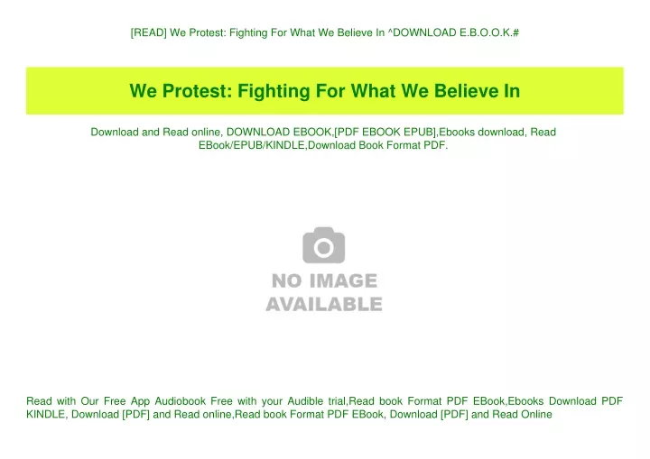 read we protest fighting for what we believe