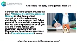Affordable Property Management Near Me