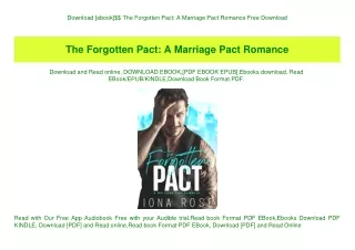Download [ebook]$$ The Forgotten Pact A Marriage Pact Romance Free Download