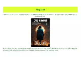 (READ)^ Slug Girl Online Book