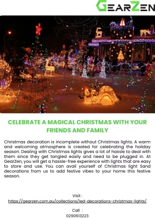 Celebrate A Magical Christmas with Your Friends and Family
