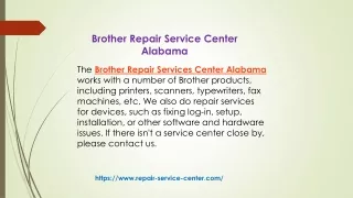 brother repair service center alabama