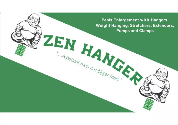 penis enlargement with hangers weight hanging