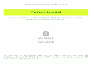 Read Online The Cenci Annotated READ PDF EBOOK