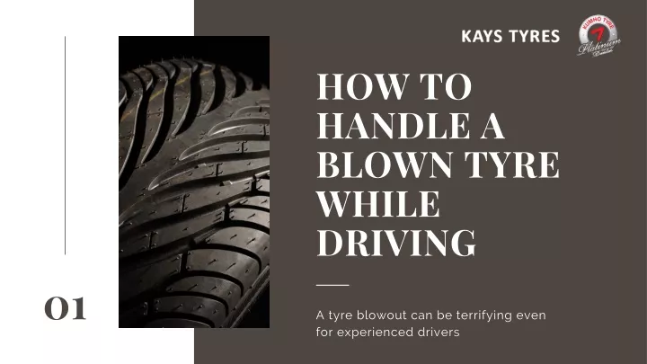 how to handle a blown tyre while driving