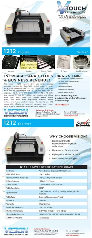 Phoenix 1212 S5 Engraver Machine
