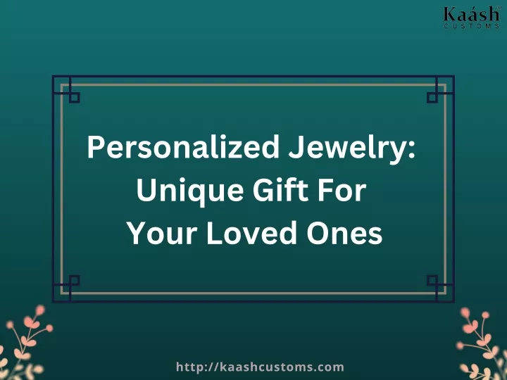 personalized jewelry unique gift for your loved