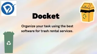 docket organize your task using the best software
