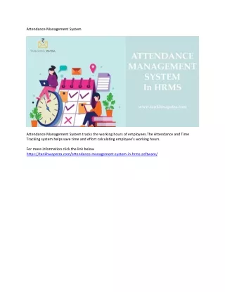 attendance management system