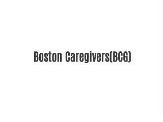 Boston Caregivers (BCG)