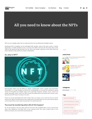 All you need to know about NFTs