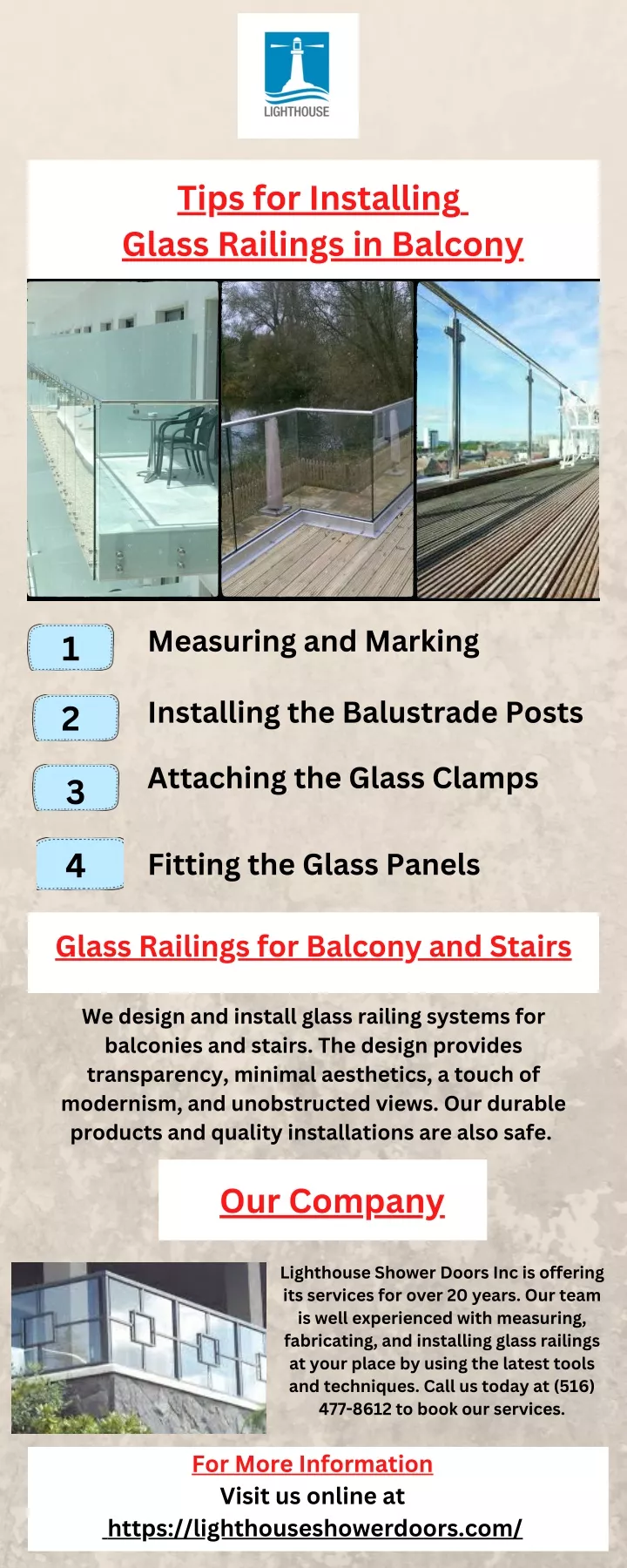 tips for installing glass railings in balcony