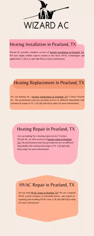 Heating Installation in Pearland, TX