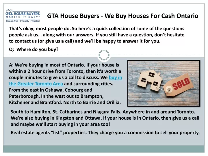 gta house buyers we buy houses for cash ontario