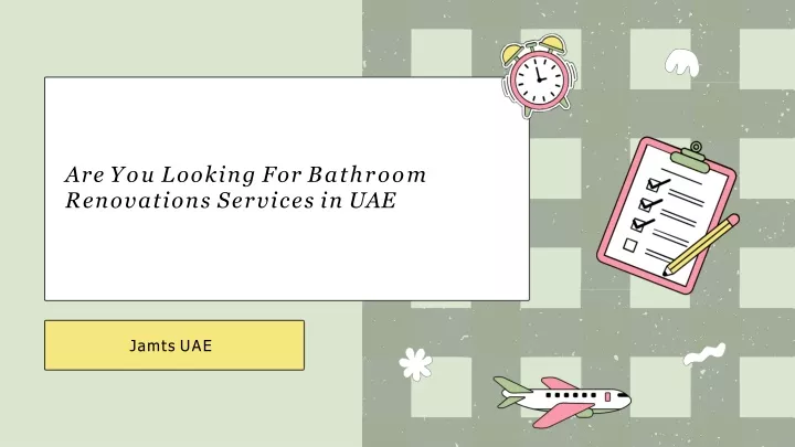 are you looking for bathroom renovations services