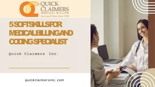 5 Soft Skills for Medical Billing and Coding Specialist - Quick Claimers