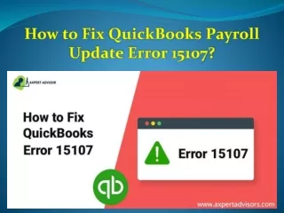 how to fix quickbooks payroll update error 15107