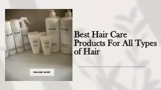 Best Hair Care Products For All Types of Hair