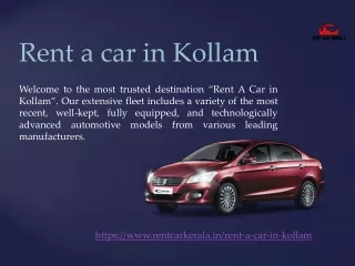 Rent a Car in Kollam