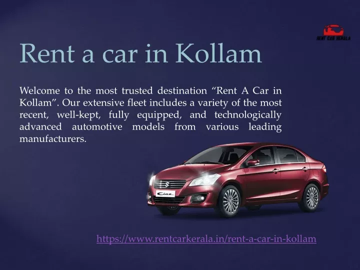 rent a car in kollam