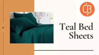 teal bed sheets