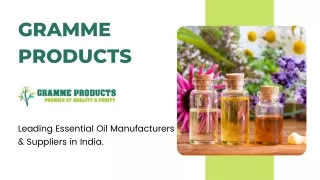 Peppermint Oil - Spearmint Oil - Gramme Products