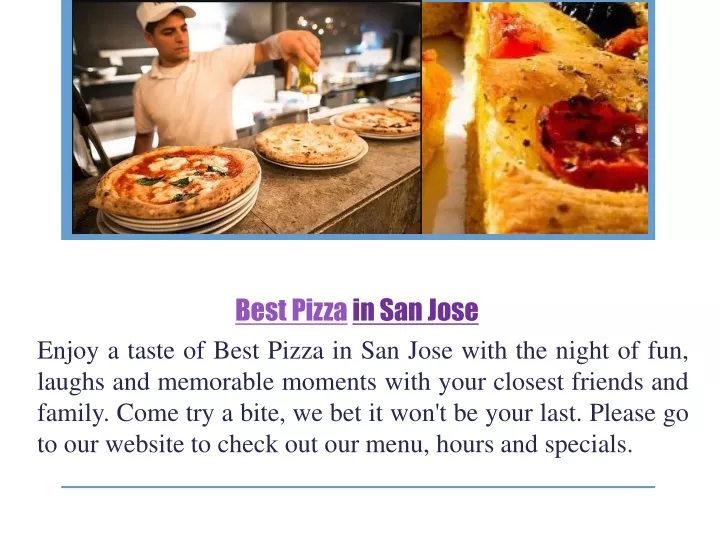 best pizza in san jose