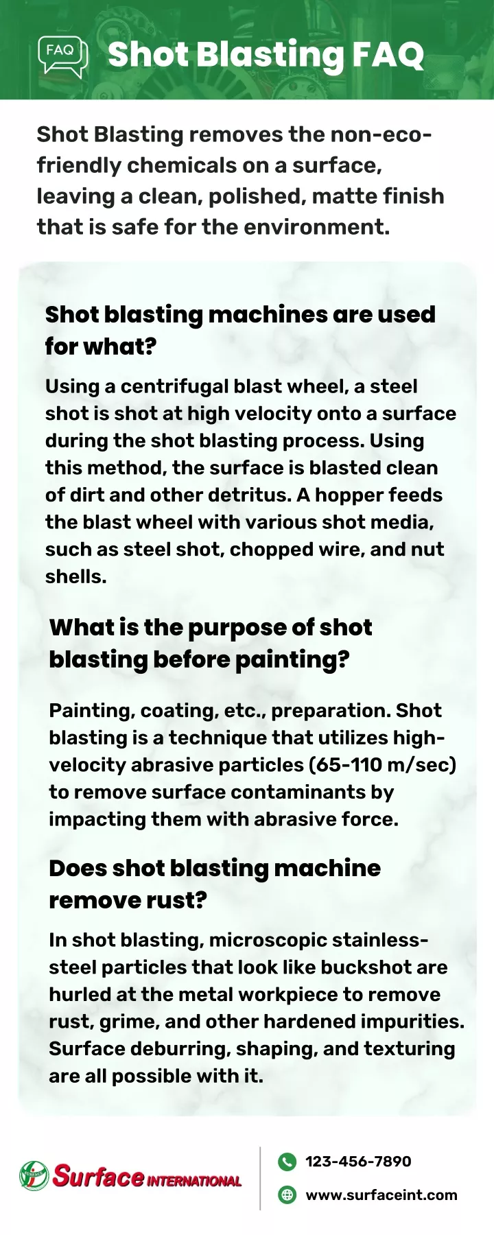 shot blasting faq