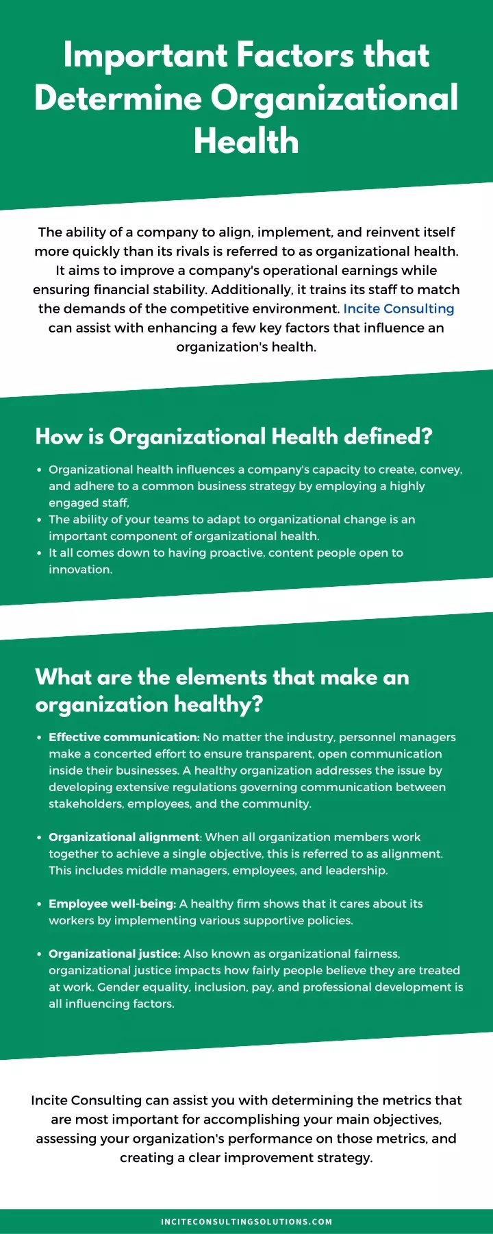 important factors that determine organizational