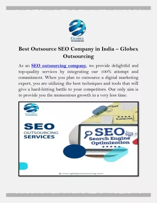 Best Outsource SEO Company in India