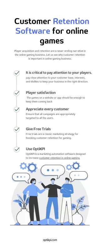 Customer Retention Software for Online Gaming Business