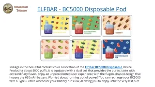 elfbar bc5000 disposable pod