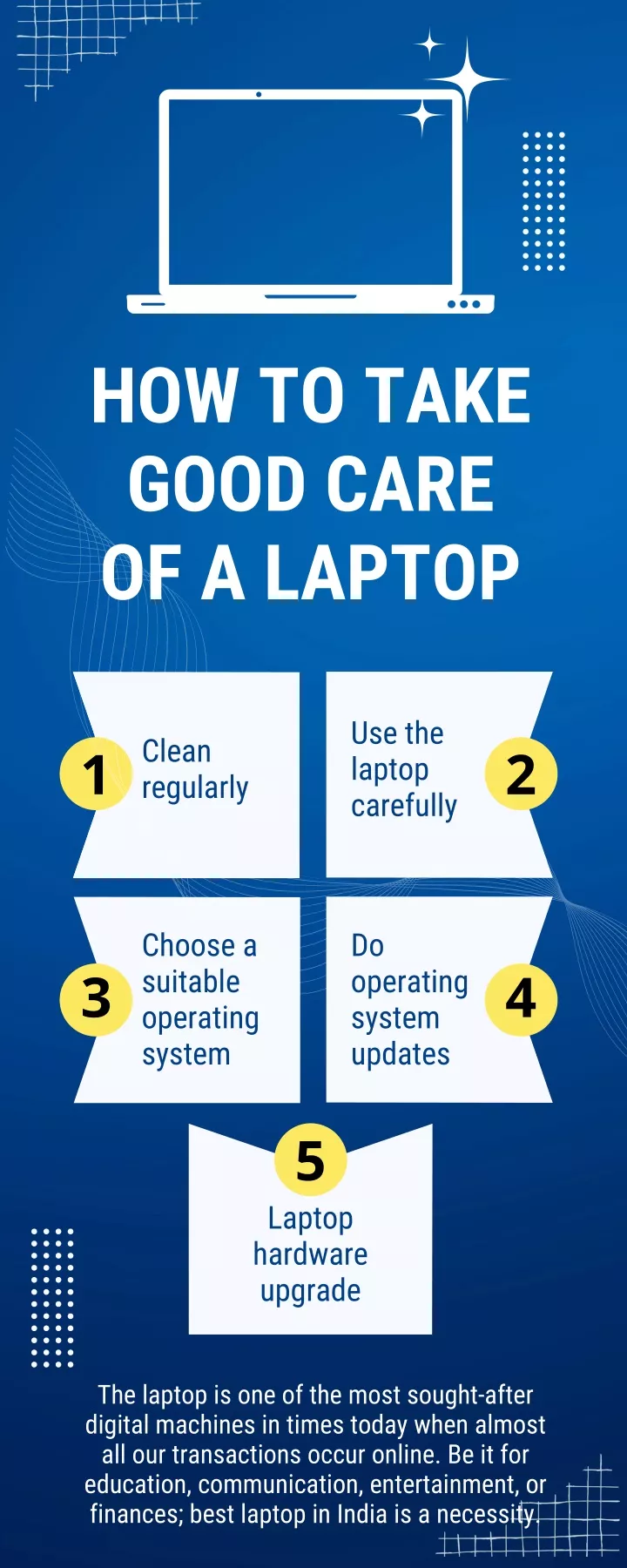 how to take good care of a laptop