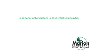 Get the best Landscapes services through Marion landscaping