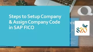 steps to setup company assign company code