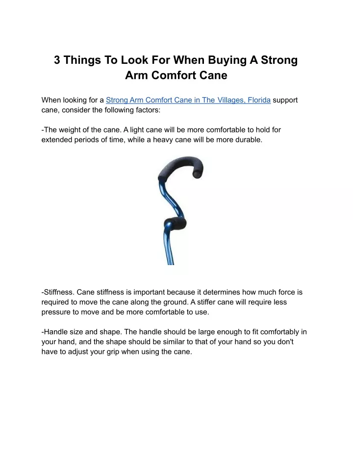 3 things to look for when buying a strong