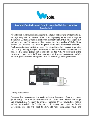 Web Design in Coventry | Weblu.co.uk