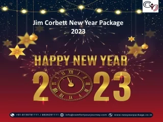 Corbett New Year Packages 2023